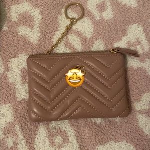 Pink keychain wallet